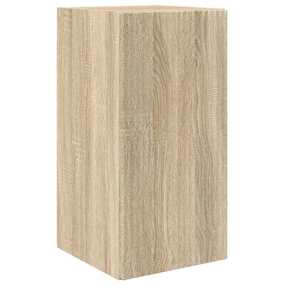 TV Cabinet Set Wall-mounted 2 pcs Sonoma Oak Engineered Wood