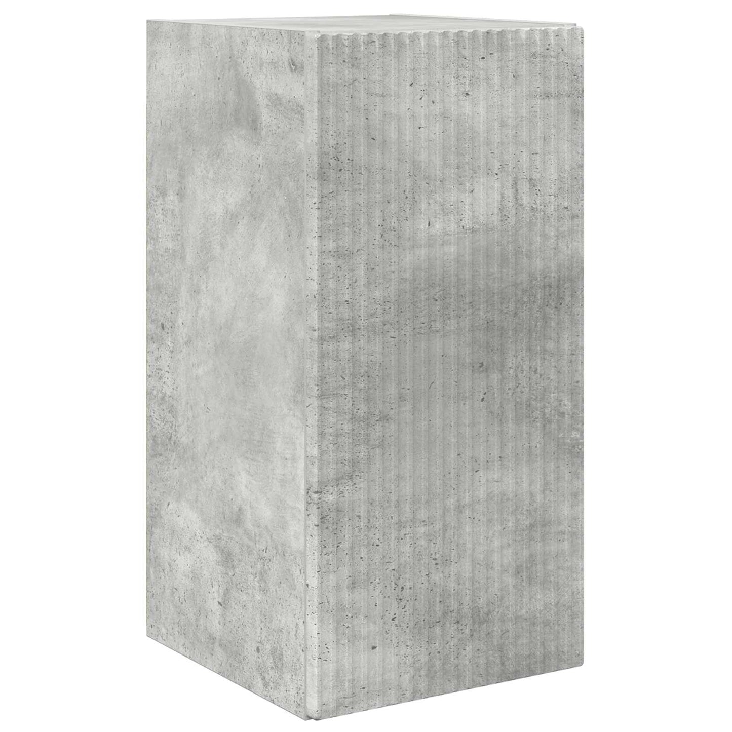 TV Cabinet Set Wall-mounted 2 pcs Concrete Grey Engineered Wood
