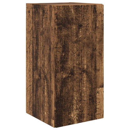 TV Cabinet Set Wall-mounted 2 pcs Old Wood Engineered Wood