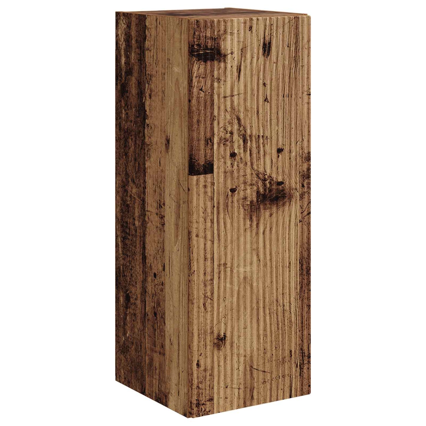 TV Cabinet Set Wall-mounted 2 pcs Old Wood Engineered Wood