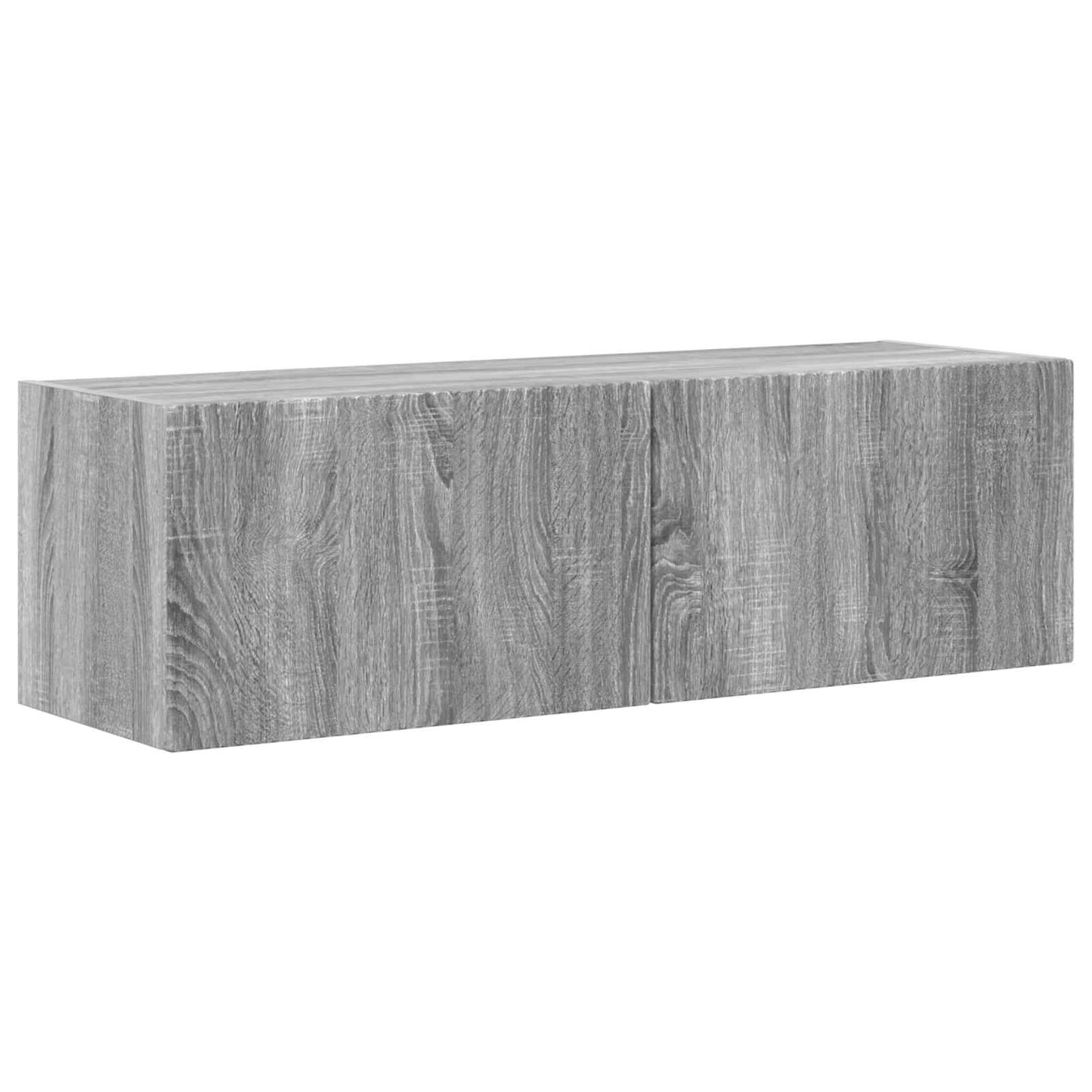 TV Cabinet Set Wall-mounted 3 pcs Grey Sonoma Engineered Wood