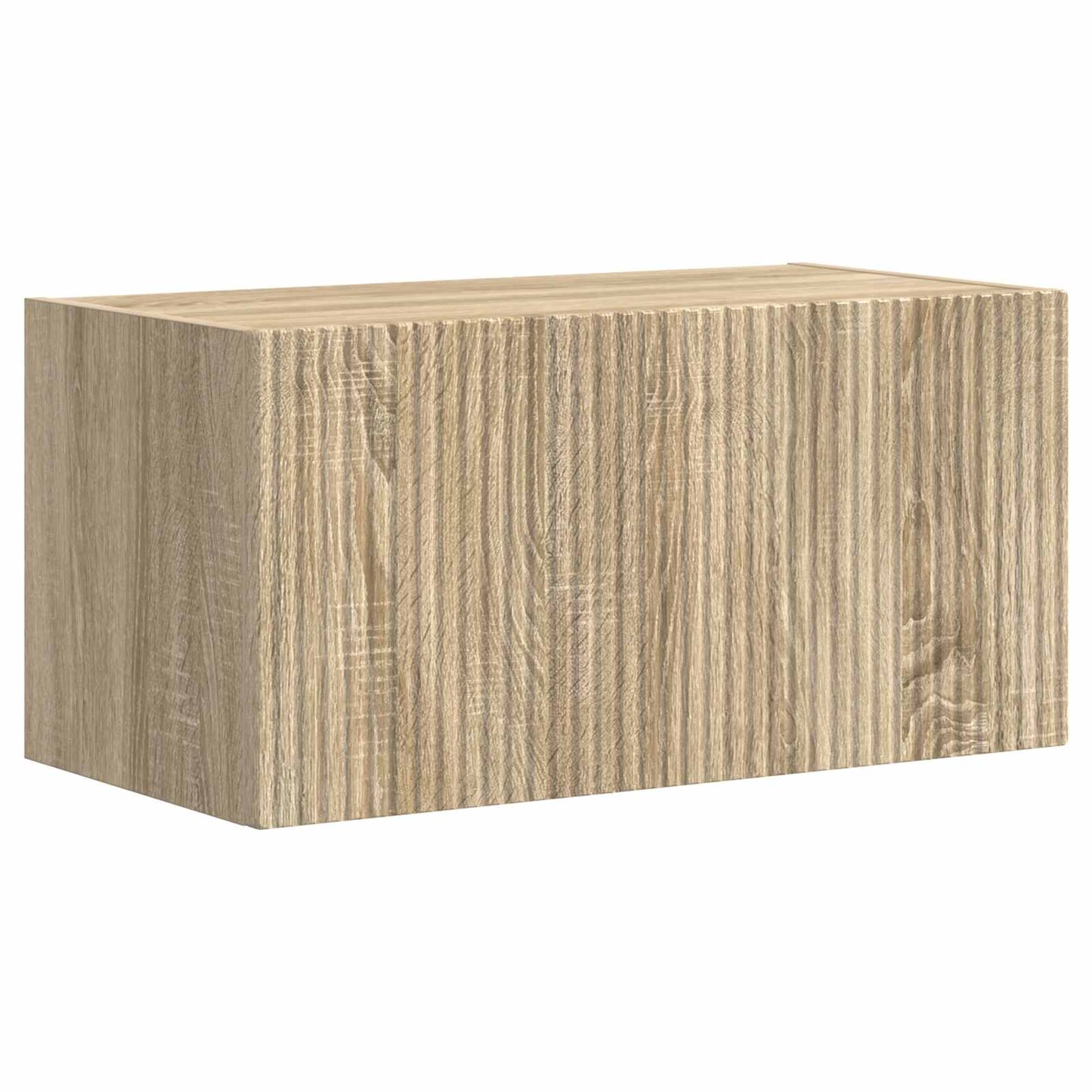 TV Cabinet Set Wall-mounted 4 pcs Sonoma Oak Engineered Wood