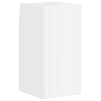 TV Cabinet Set 4 pcs High Gloss White Engineered Wood