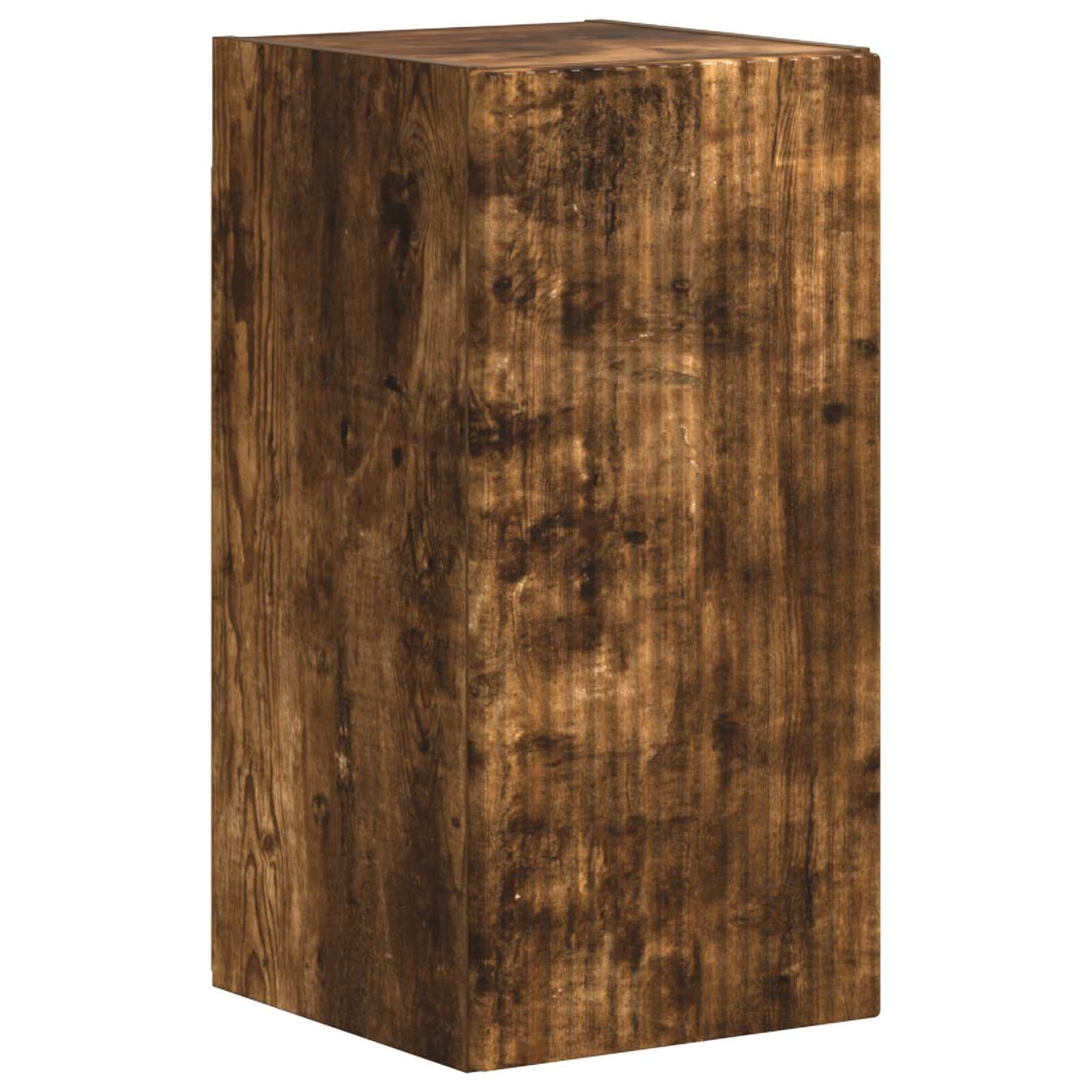 TV Cabinet Set Wall-mounted 4 pcs Smoked Oak Engineered Wood