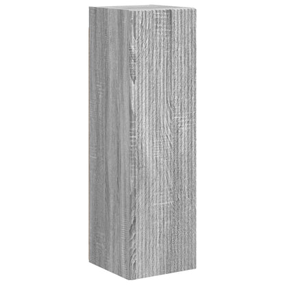 TV Cabinet Set Wall-mounted 4 pcs Grey Sonoma Engineered Wood