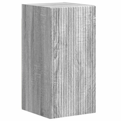 TV Cabinet Set Wall-mounted 4 pcs Grey Sonoma Engineered Wood