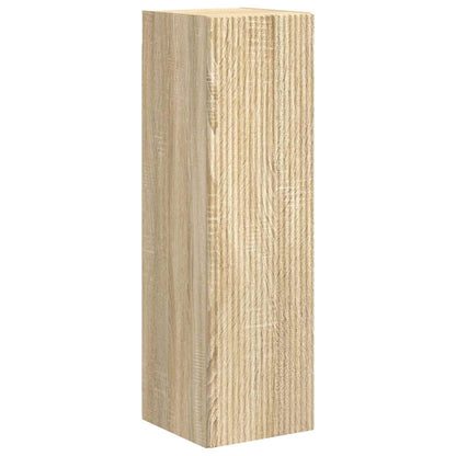 TV Cabinet Set Wall-mounted 4 pcs Sonoma Oak Engineered Wood