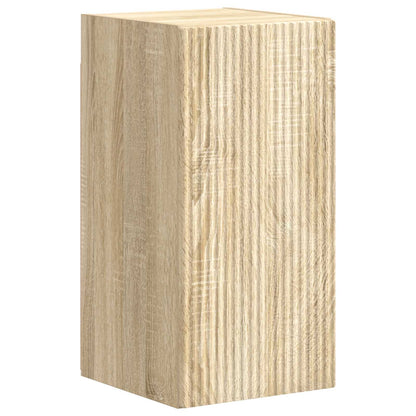 TV Cabinet Set Wall-mounted 4 pcs Sonoma Oak Engineered Wood
