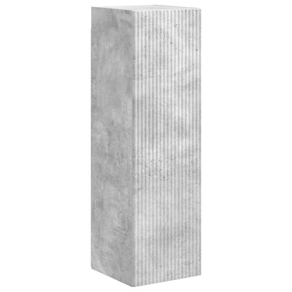 TV Cabinet Set Wall-mounted 4 pcs Concrete Grey Engineered Wood