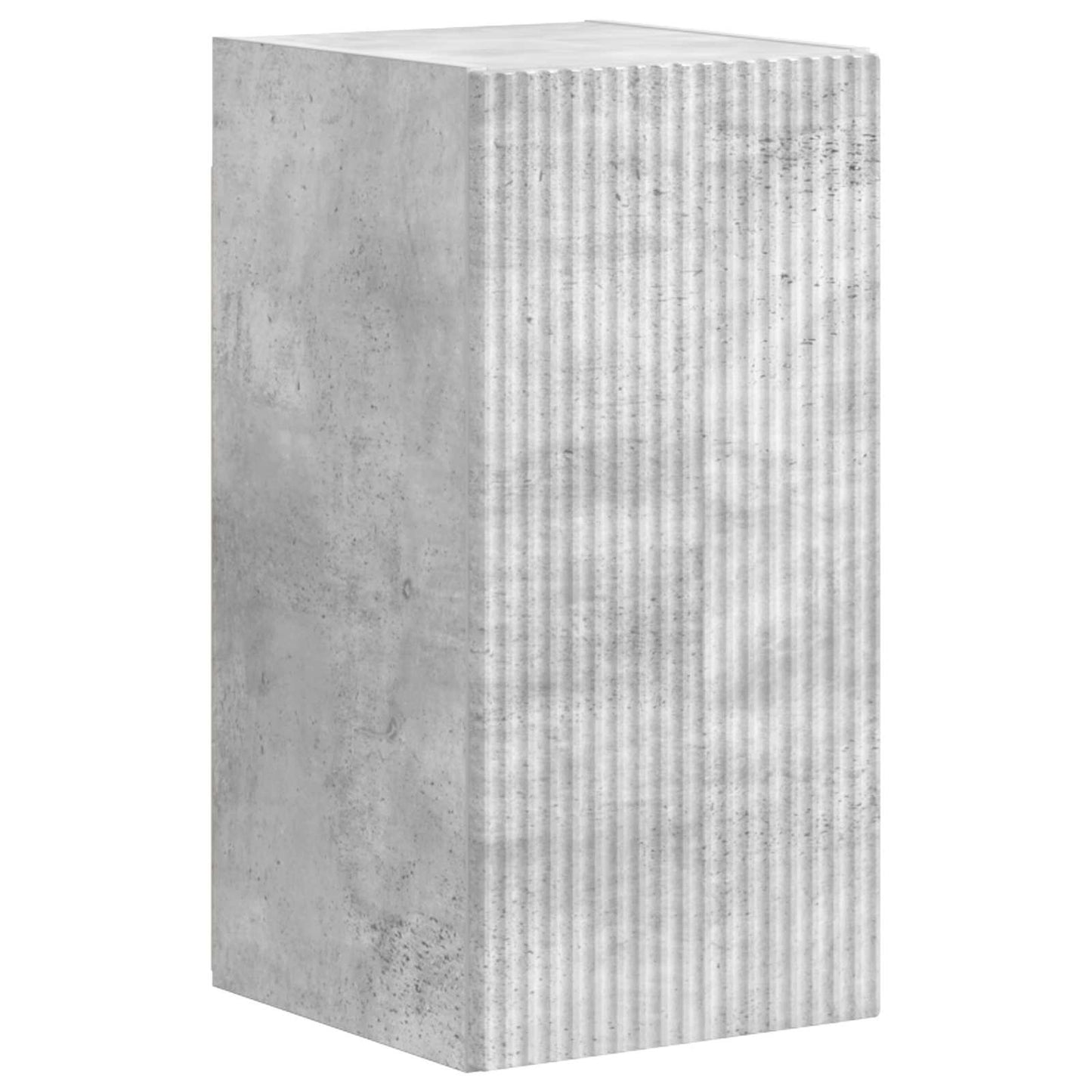 TV Cabinet Set Wall-mounted 4 pcs Concrete Grey Engineered Wood