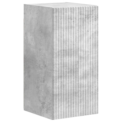 TV Cabinet Set Wall-mounted 4 pcs Concrete Grey Engineered Wood