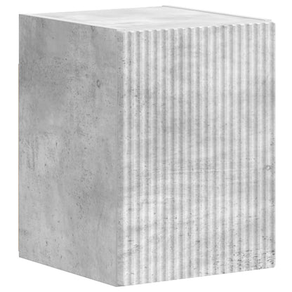 TV Cabinet Set Wall-mounted 4 pcs Concrete Grey Engineered Wood