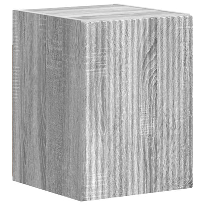 TV Cabinet Set Wall-mounted 4 pcs Grey Sonoma Engineered Wood