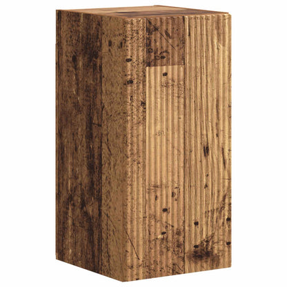 TV Cabinet Set Wall-mounted 4 pcs Old Wood Engineered Wood