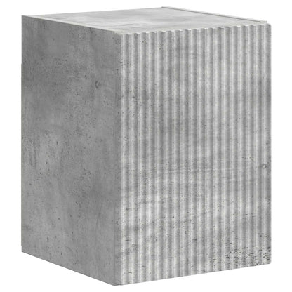 TV Cabinet Set Wall-mounted 4 pcs Concrete Grey Engineered Wood