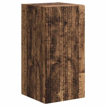 TV Cabinet Set Wall-mounted 4 pcs Old Wood Engineered Wood