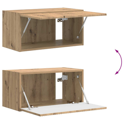 TV Cabinet Set Wall-mounted 4 pcs Artisan Oak Engineered Wood