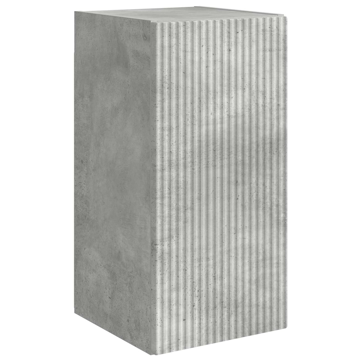 TV Cabinet Set Wall-mounted 6 pcs Concrete Grey Engineered Wood
