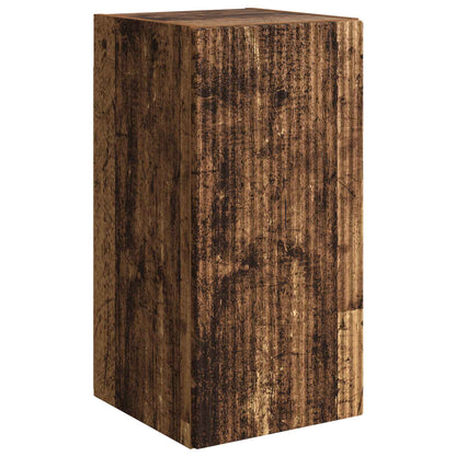 TV Cabinet Set Wall-mounted 6 pcs Old Wood Engineered Wood