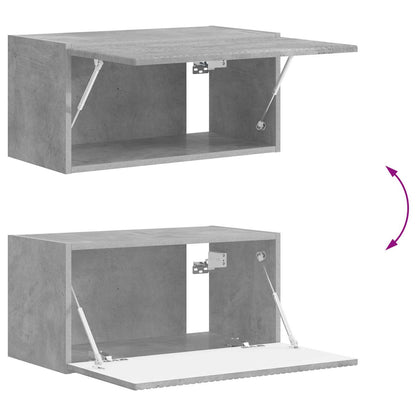 TV Cabinet Set Wall-mounted 5 pcs Concrete Grey Engineered Wood