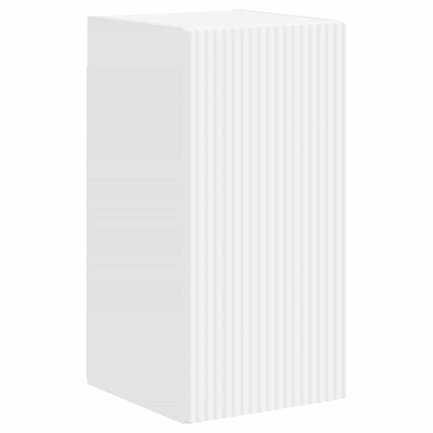 TV Cabinet Set 5 pcs High Gloss White Engineered Wood