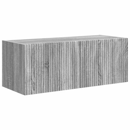 TV Cabinet Set Wall-mounted 5 pcs Grey Sonoma Engineered Wood