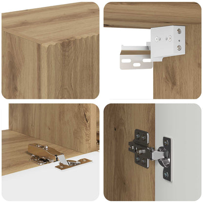 TV Cabinet Set 5 pcs Artisan Oak Engineered Wood