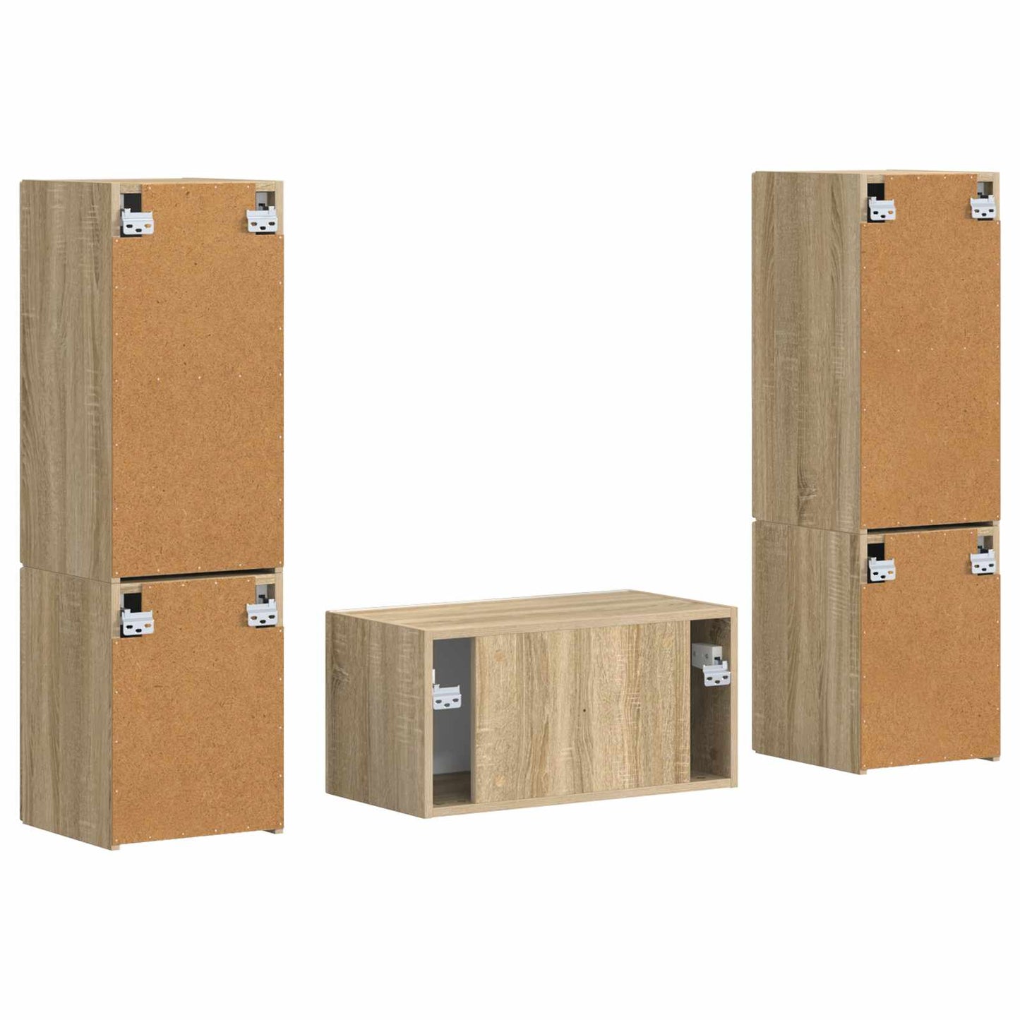 TV Cabinet Set 5 pcs Sonoma Oak Engineered Wood