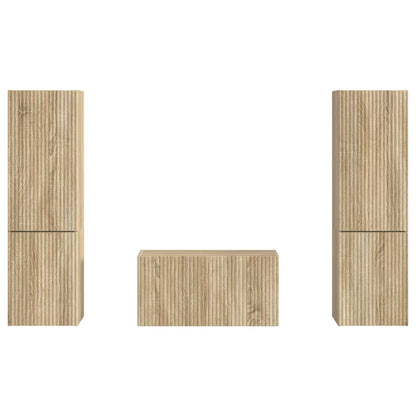 TV Cabinet Set 5 pcs Sonoma Oak Engineered Wood