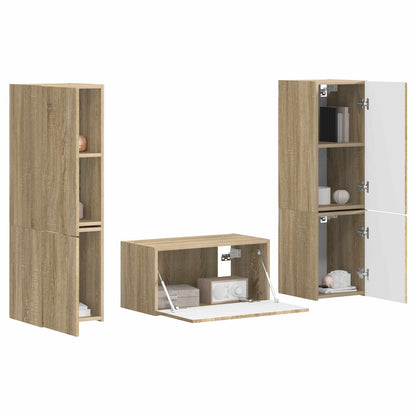 TV Cabinet Set 5 pcs Sonoma Oak Engineered Wood