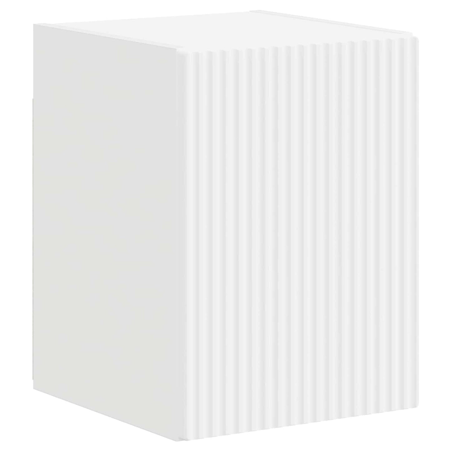 TV Cabinet Set 5 pcs High Gloss White Engineered Wood