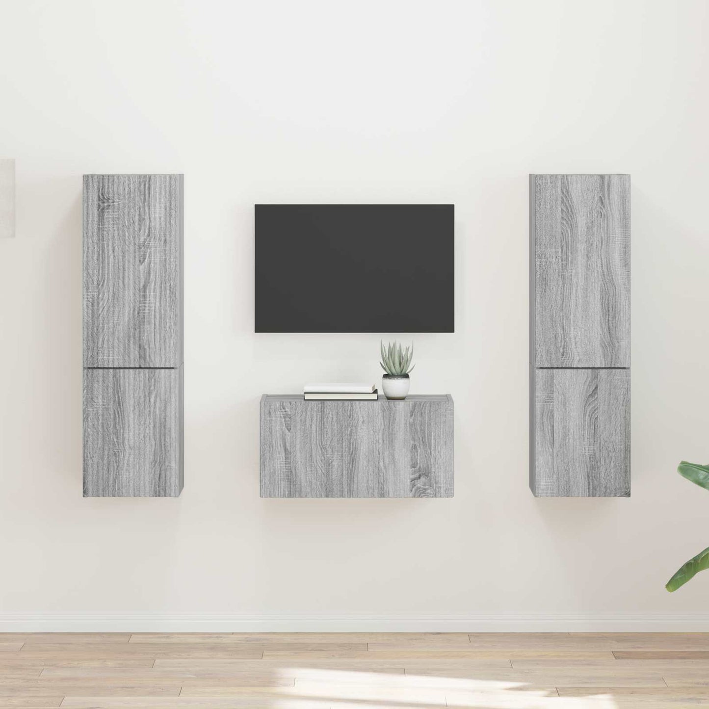 TV Cabinet Set 5 pcs Grey Sonoma Engineered Wood