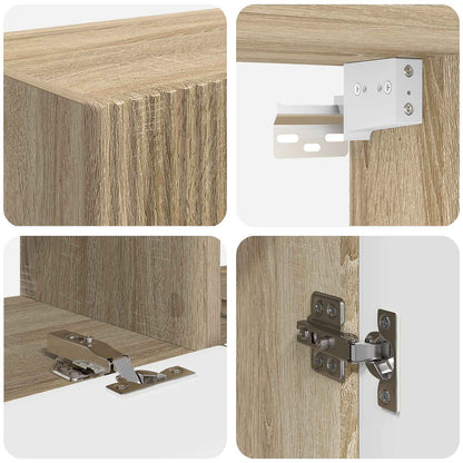 TV Cabinet Set 6 pcs Sonoma Oak Engineered Wood