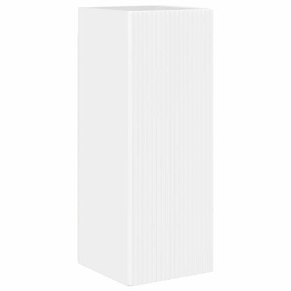 TV Cabinet Set 4 pcs High Gloss White Engineered Wood