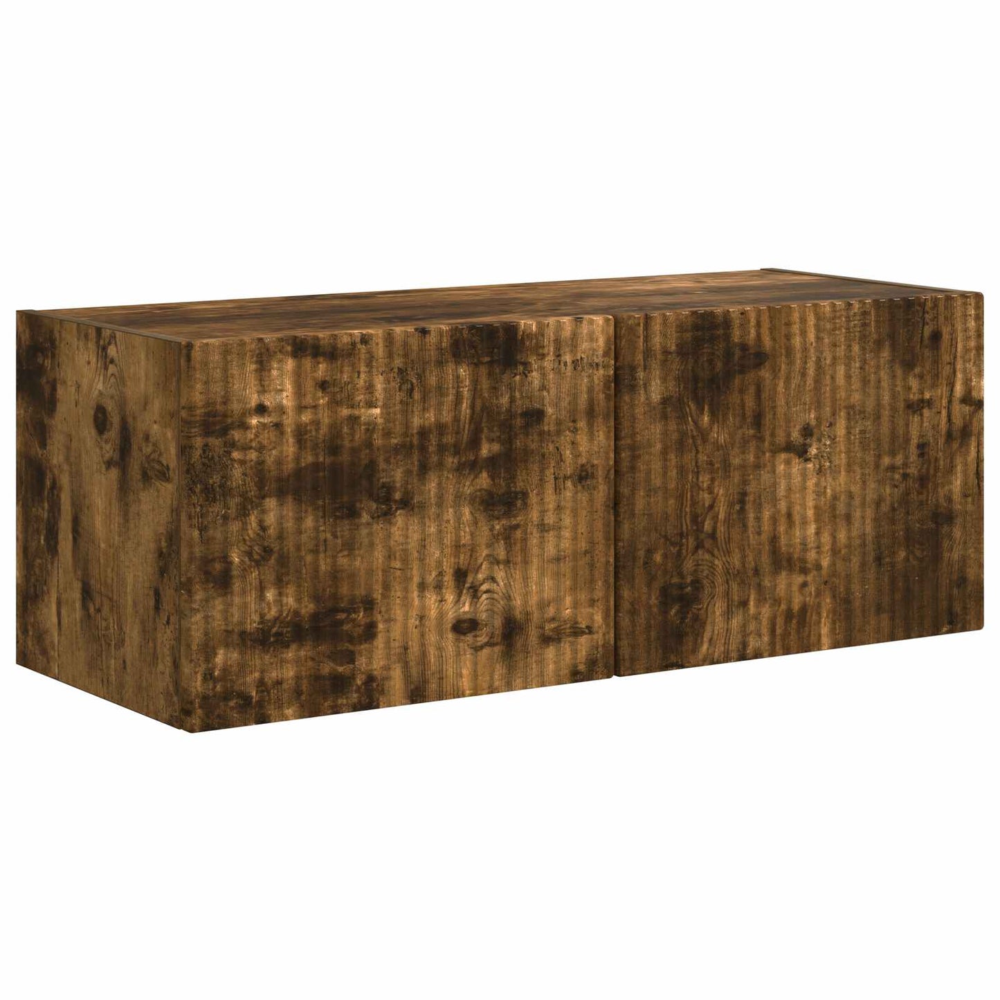 TV Cabinet Set 4 pcs Smoked Oak Engineered Wood