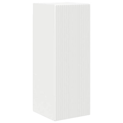 TV Cabinet Set 8 pcs White Engineered Wood