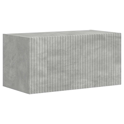 TV Cabinet Set 8 pcs Concrete Grey Engineered Wood