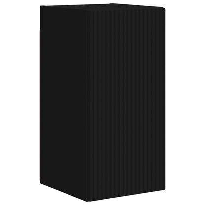TV Cabinet 8 pcs Black