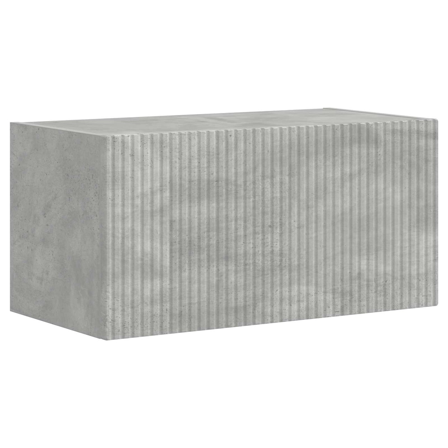 TV Cabinet Set 4 pcs Concrete Grey Engineered Wood