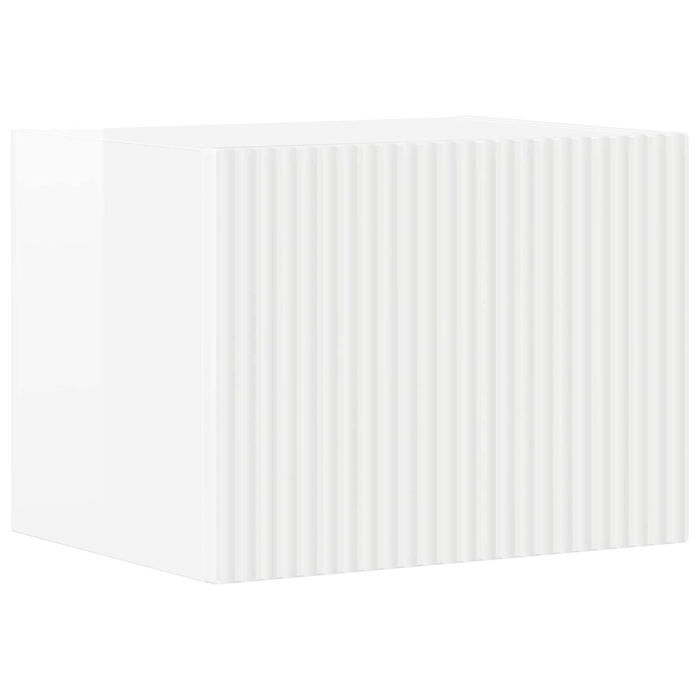 TV Cabinet 5 pcs High Gloss White