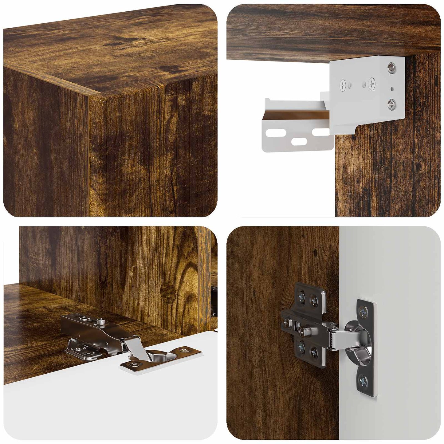 TV Cabinet 5 pcs Smoked Oak