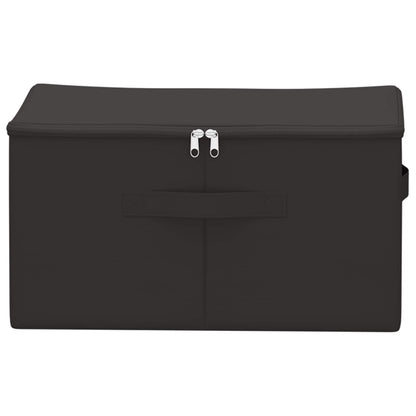 Storage Box 24 pcs Anthracite 43 x 34 x 23 cm Non-woven fabric