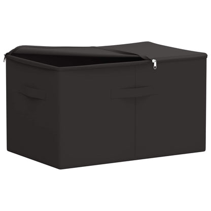 Storage Box 24 pcs Anthracite 55 x 35 x 32 cm Non-woven fabric