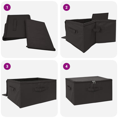 Storage Box Anthracite 60 x 43 x 35 cm Non-woven fabric
