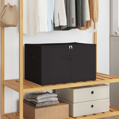 Storage Box 2 pcs Anthracite 60 x 43 x 35 cm Non-woven fabric