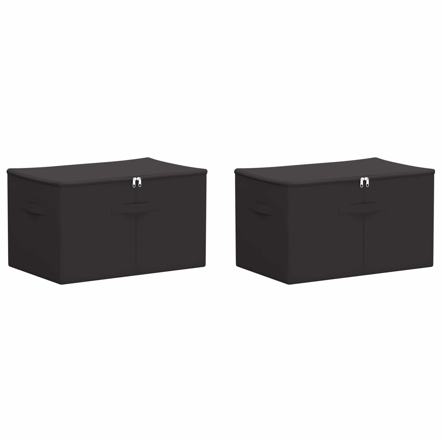 Storage Box 2 pcs Anthracite 60 x 43 x 35 cm Non-woven fabric