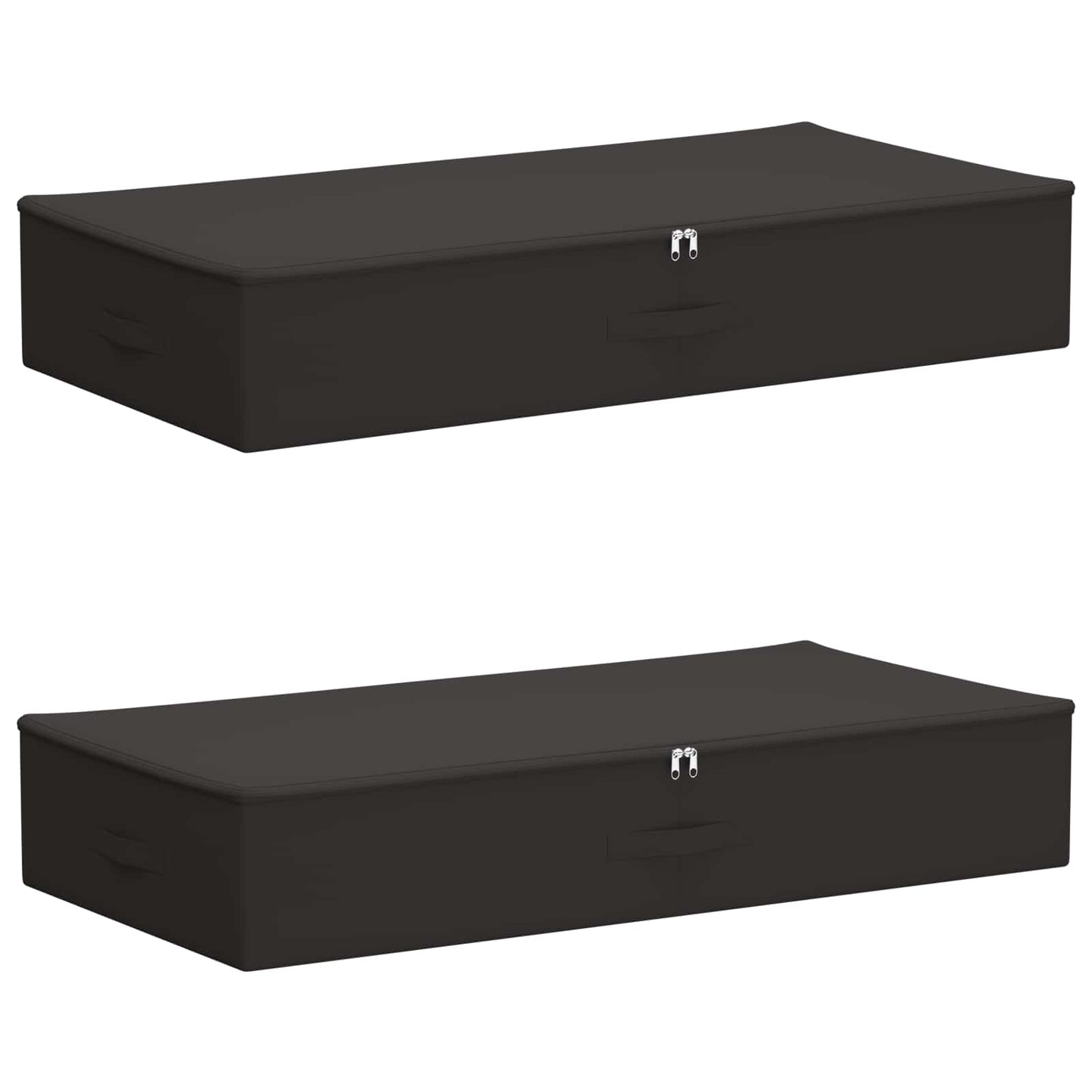 Storage Box 2 pcs Anthracite 100 x 50 x 18 cm Non-woven fabric