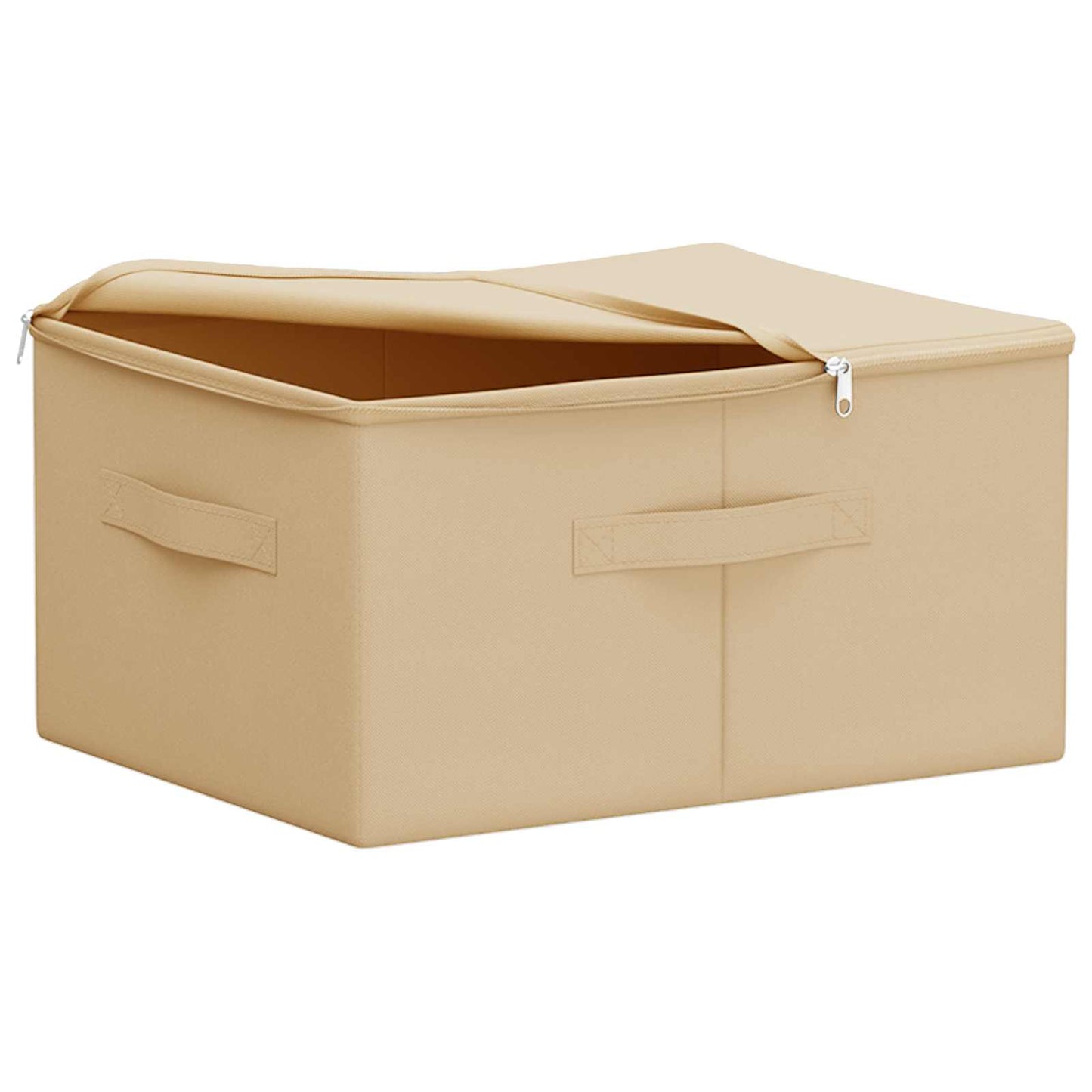 Storage Box 24 pcs Cream 50 x 30 x 25 cm Non-woven fabric
