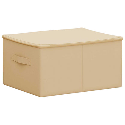Storage Box 24 pcs Cream 50 x 30 x 25 cm Non-woven fabric