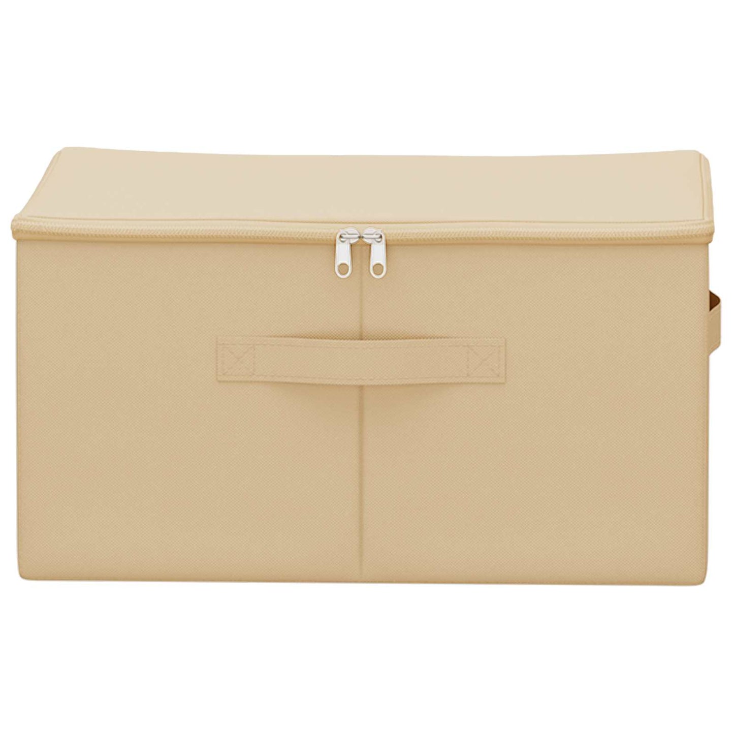 Storage Box 24 pcs Cream 50 x 30 x 25 cm Non-woven fabric